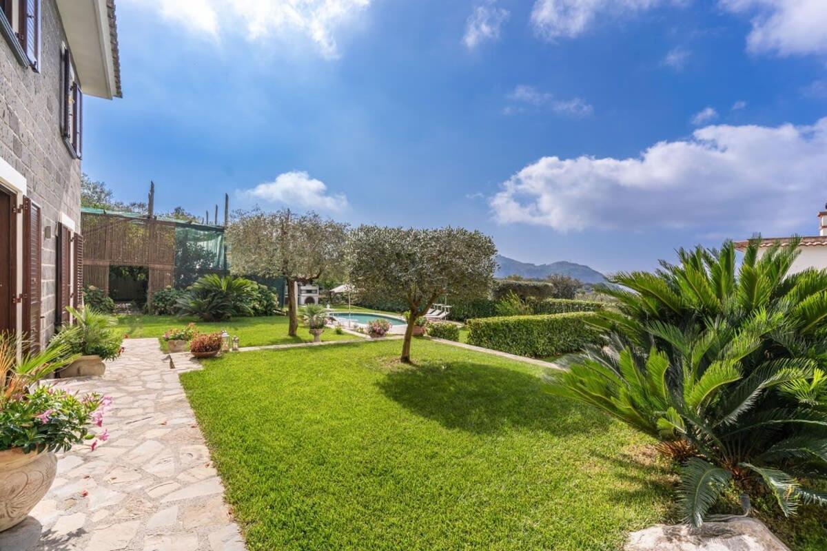Villa Mimosa Rustic Elegance Views & Pool Масса-Лубренсе Экстерьер фото